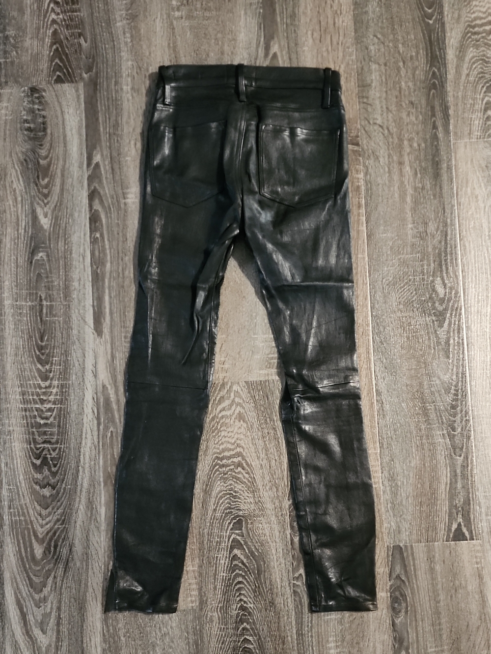 Frame Leather "Le Skinny De Jeanne" Pants View 4